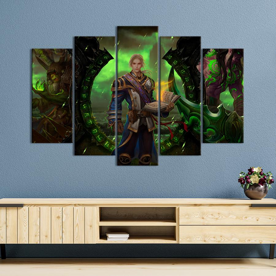Настенний декор Постер игры World of Warcraft: Legion 137x85 см (A165-5)