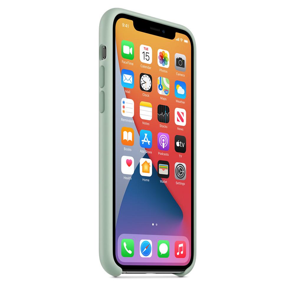 Силіконовий чохол-накладка Apple Silicone Case for iPhone 11 Pro, Beryl (HC) - фото 5