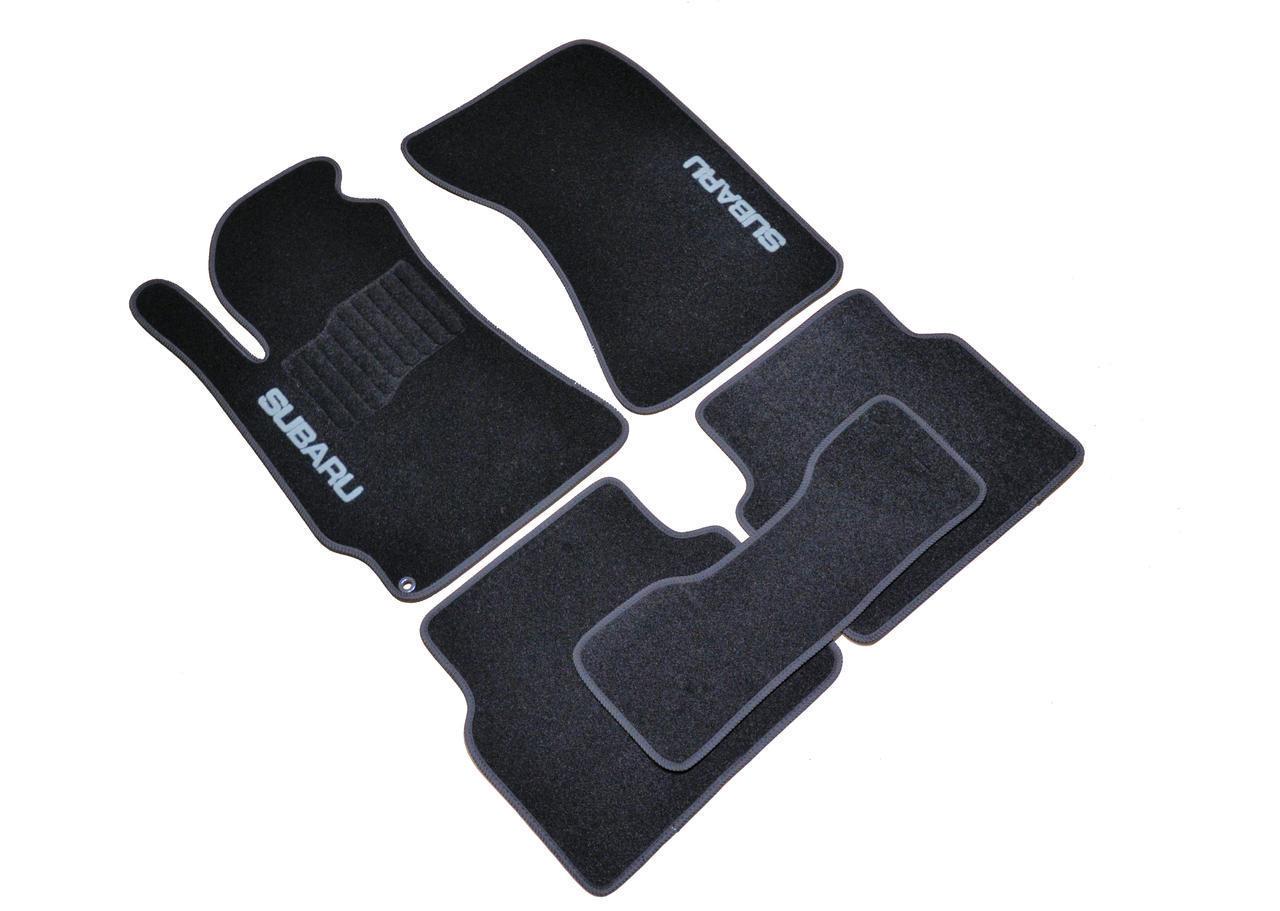 Коврики в салон ворсовые для Subaru Forester 2002-2008 5 шт. Черный (1398313012)