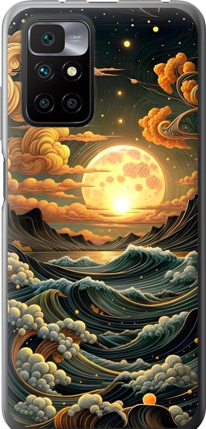 Чехол на Xiaomi Redmi 10 Арт волны (6332t-2488-42517) Чехол на Xiaomi Redmi 10 Арт волны (6332t-2488-42517)