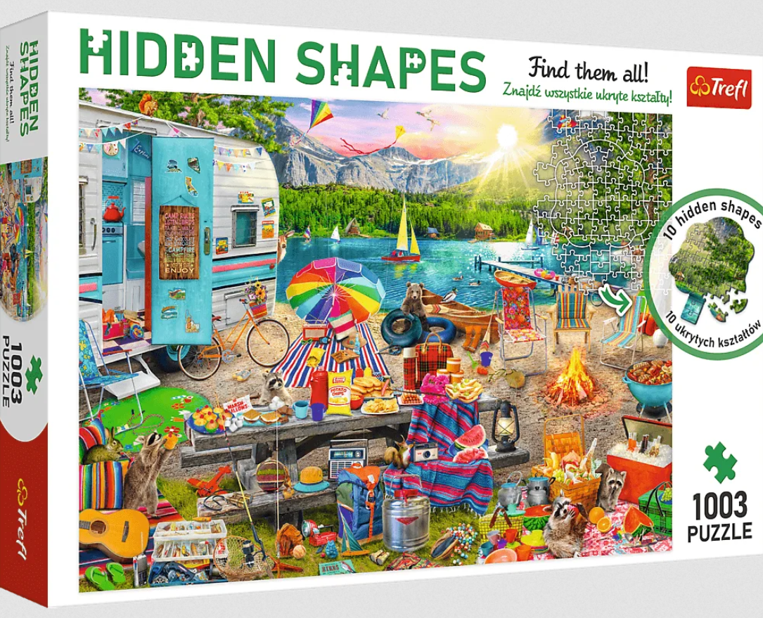 Пазл Trefl Скрытые пазлы: Путешествие на кемпере 1003 эл.