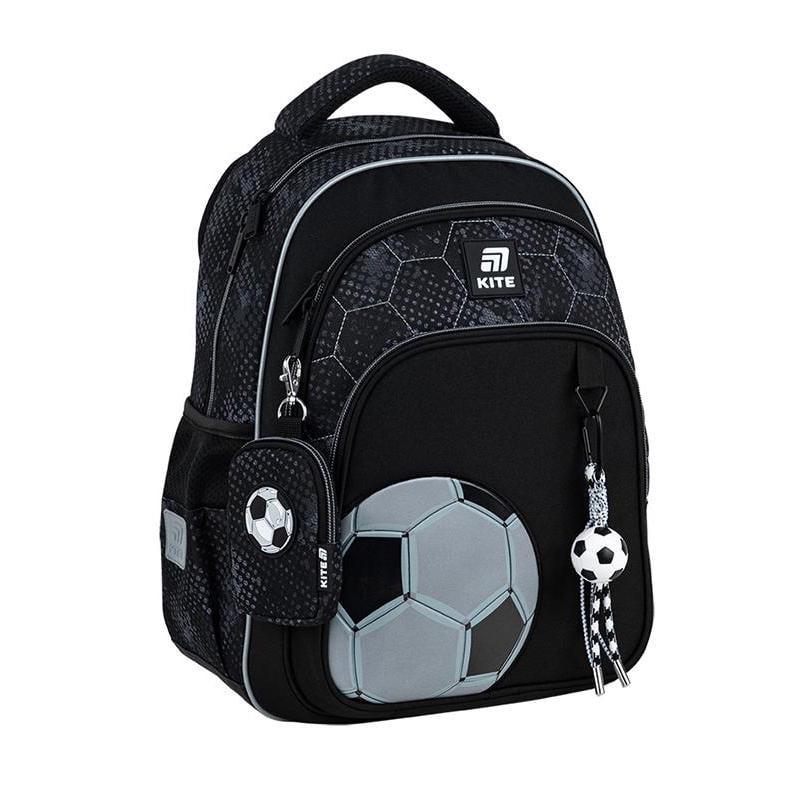 Рюкзак школьный KITE Education Football 39x29, 5x14, 2 см 15 л Черный (K25-763M-2)
