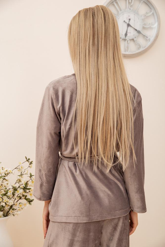 Піджак жіночий велюровий Kamomile 115R363-17 р. 36-38 Мокко - фото 4 Піджак жіночий велюровий Kamomile 115R363-17 р. 36-38 Мокко - фото 4