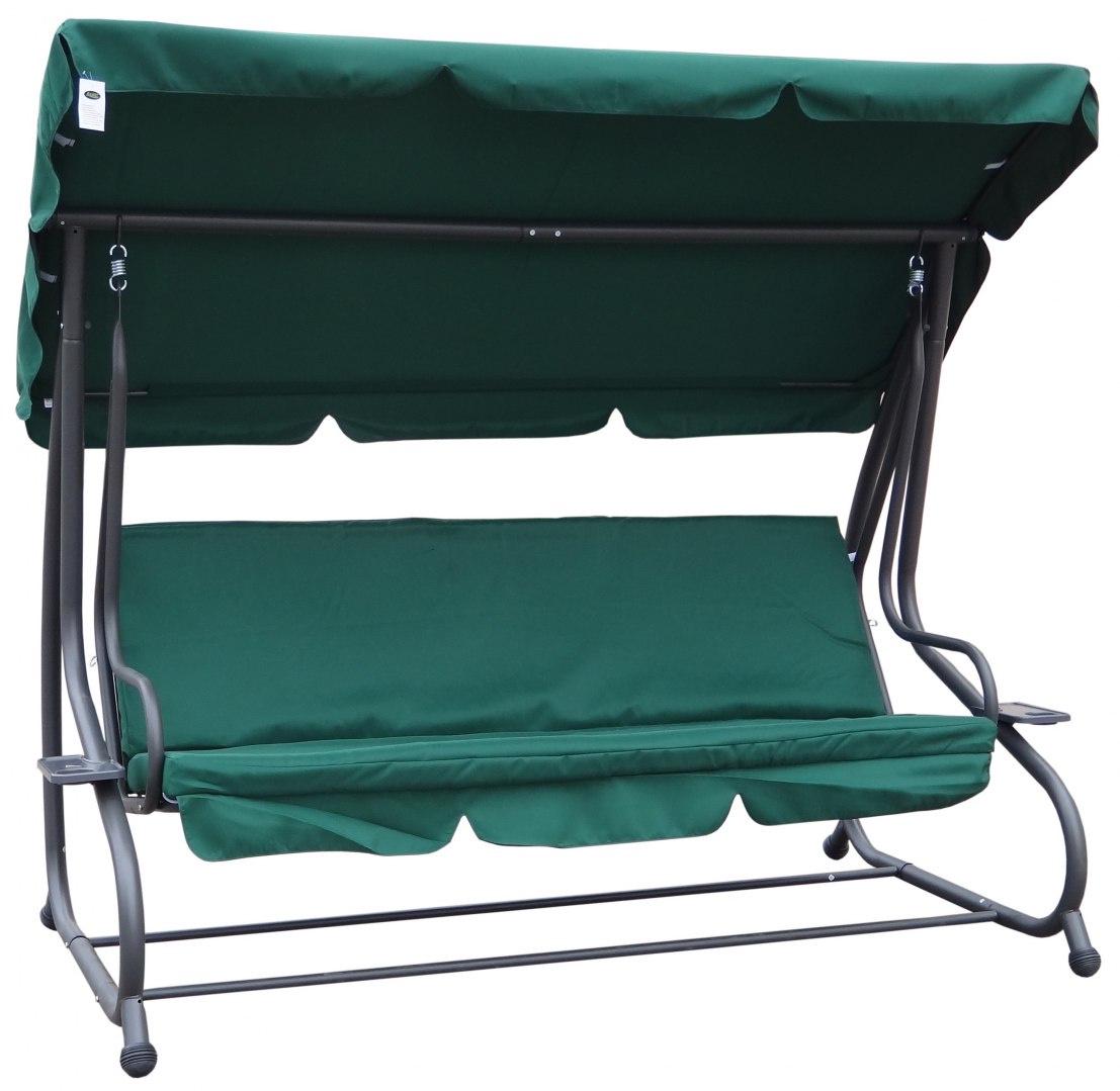 Садовая качель Ramiz 8011 + 2 подушки Зеленый