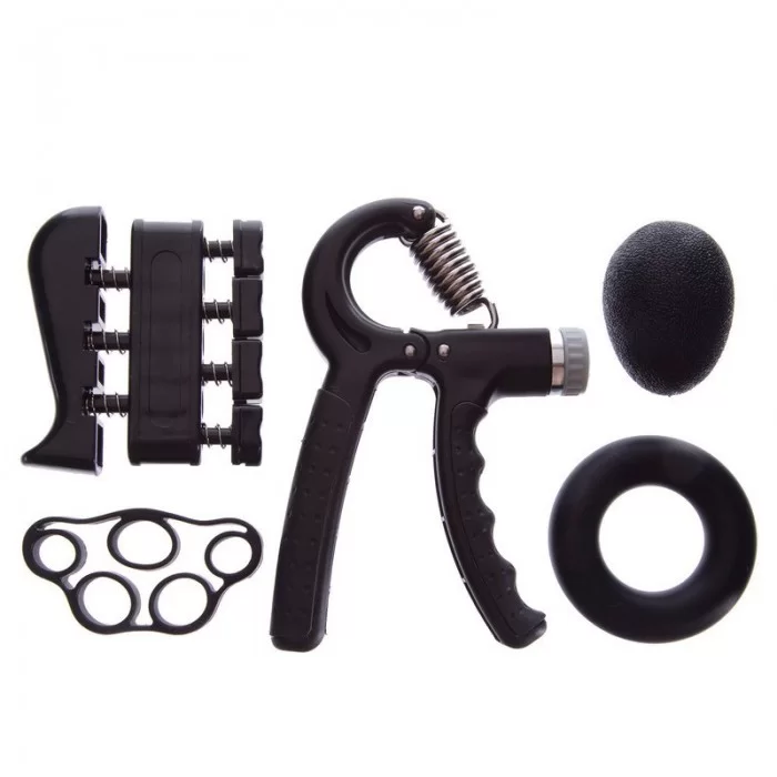 Набор эспандеров кистевых OSPORT 5 шт. 10-60 кг Черный (MS 4226)