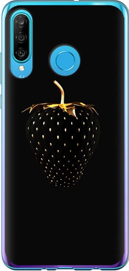 Чехол на Huawei P30 Lite Черная клубника (3585u-1651-42517)