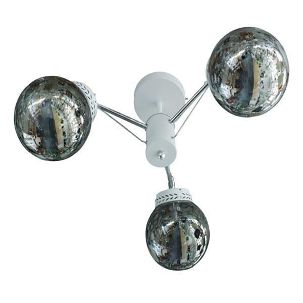 Люстра стельова NUMINA 29-C816/3 CR/WT/BK Білий/Хром