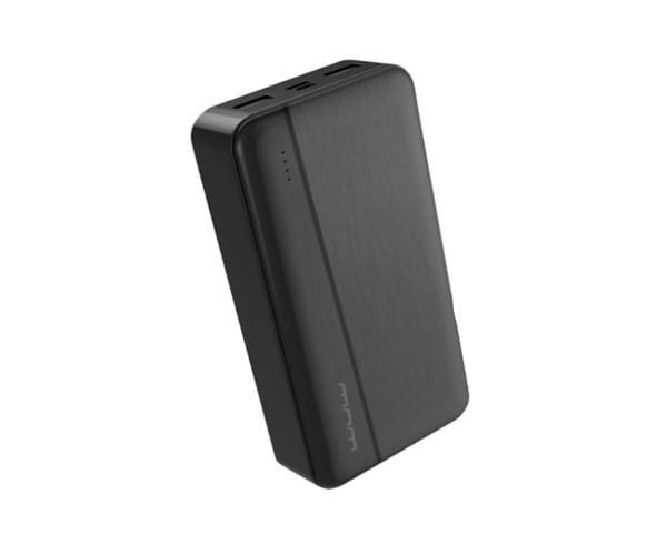Внешний аккумулятор WUW Y146 Micro-USB/USB/Type-C 20000mAh с LED-фонарем Black Внешний аккумулятор WUW Y146 Micro-USB/USB/Type-C 20000mAh с LED-фонарем Black