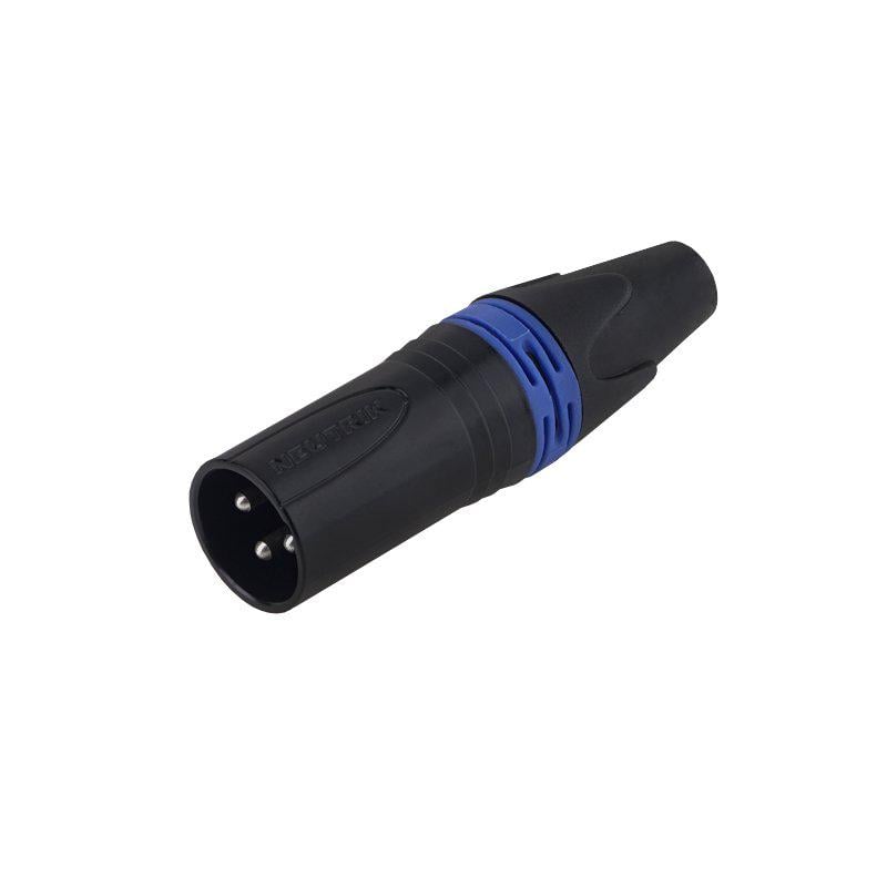 Штекер NEUTRIK XLR 3pin на кабель синяя вставка Черный (A262006) Штекер NEUTRIK XLR 3pin на кабель синяя вставка Черный (A262006)
