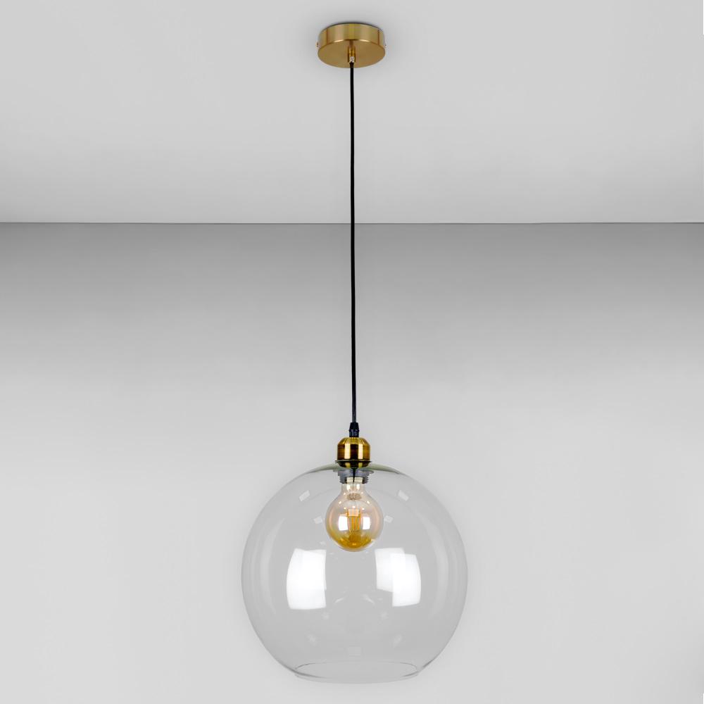 Люстра подвесная лофт Light House LS-18642F-1 BRZ/CL Бронзовый/Прозрачный