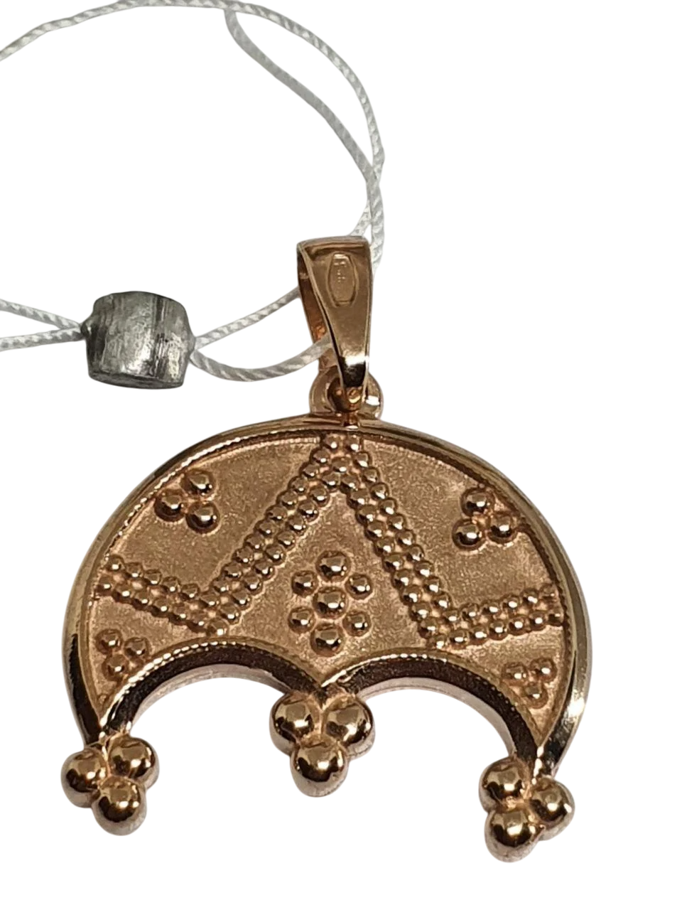 Кулон-амулет срібна підвіска Трирога лунниця родючості і достатку позолота 925 проба (2783248823)