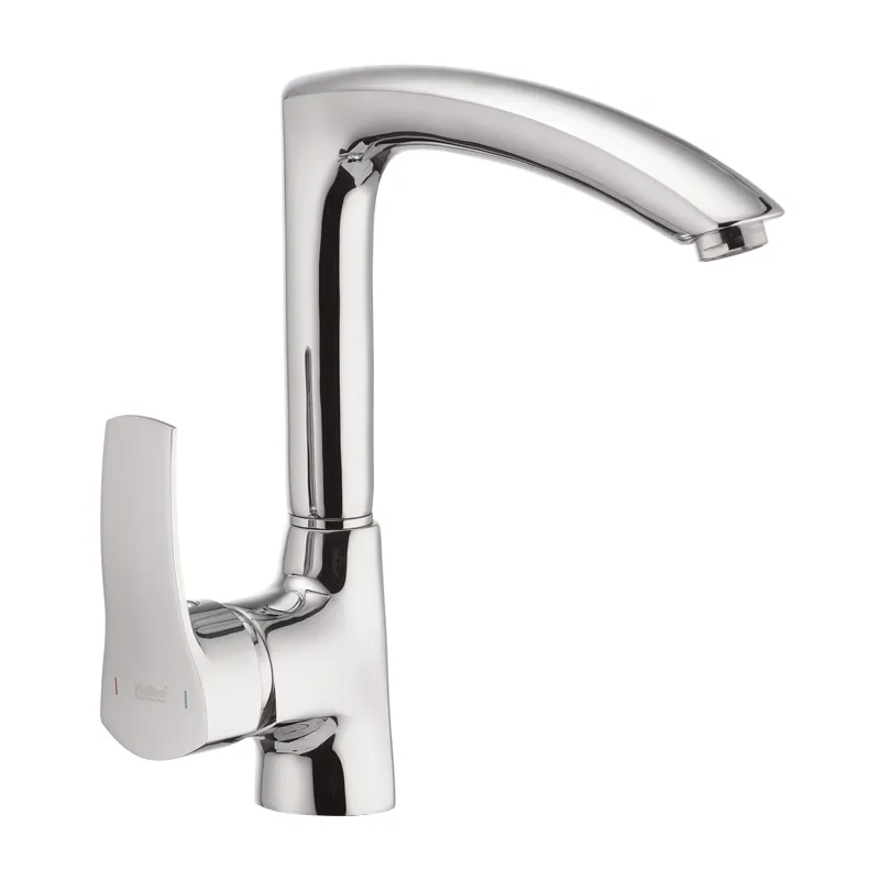 Смеситель для кухни Haiba Onix 018 из латуни Стальной (HB0322) Смеситель для кухни Haiba Onix 018 из латуни Стальной (HB0322)