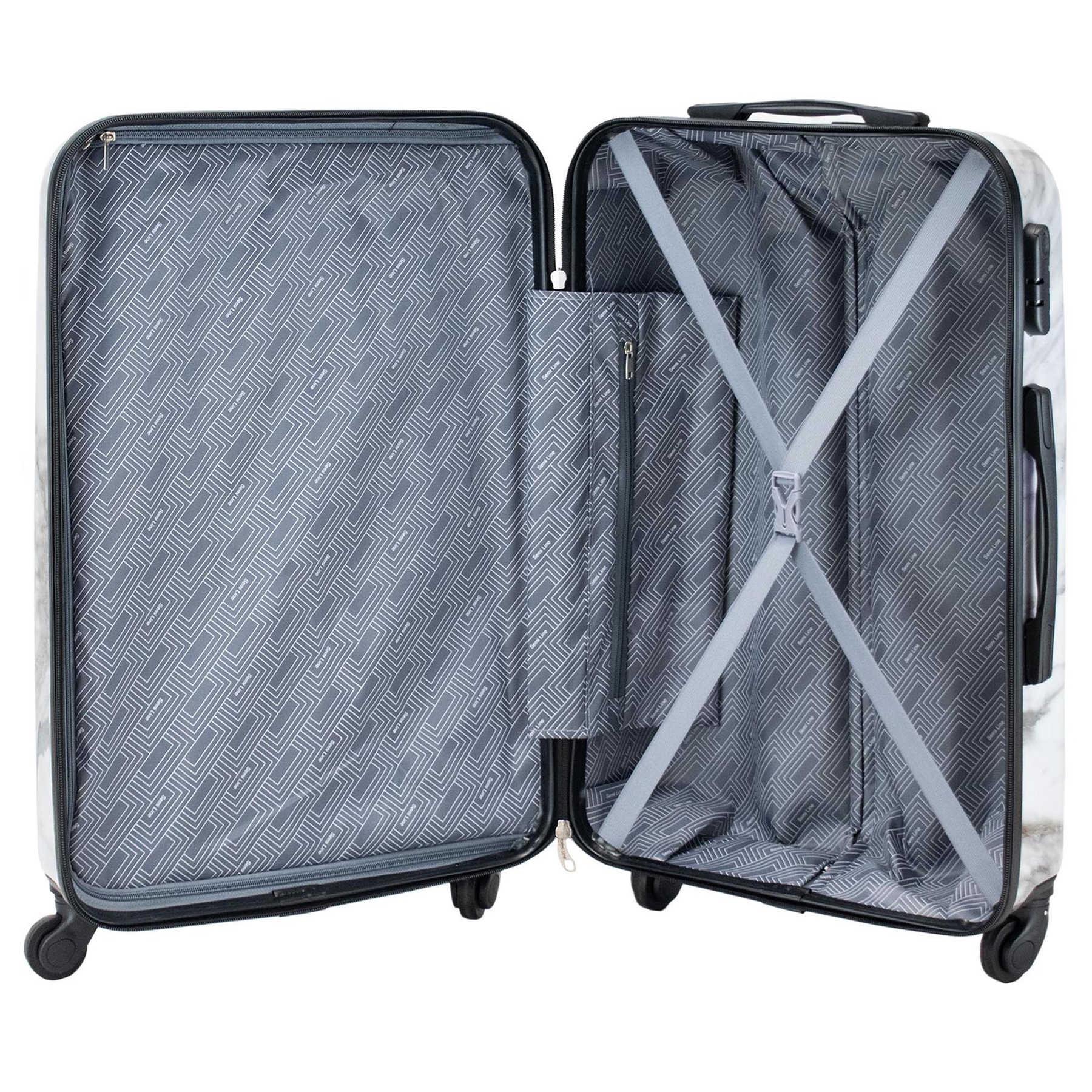 Валіза SEMI LINE 24" M White Marble (T5731-2) - фото 6 Валіза SEMI LINE 24" M White Marble (T5731-2) - фото 6