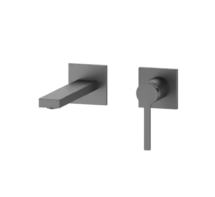 Змішувач з PVD покриттям Графіт у ванну Nett QGr-22 (31184054)