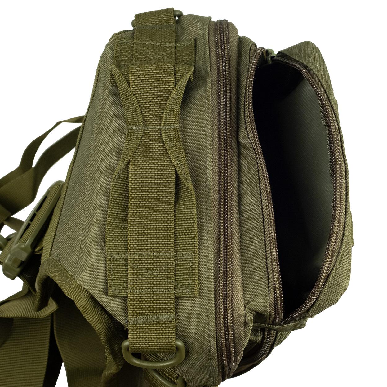 Сумка через плече Tribe Sling Pack 6,5 л Оливковий (T-IE-0003-olive) - фото 2