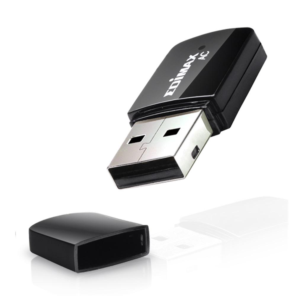 Сетевой адаптер Wi-Fi EDIMAX AC600 Wi-Fi 5 Mini USB Black (EW-7811UTC)