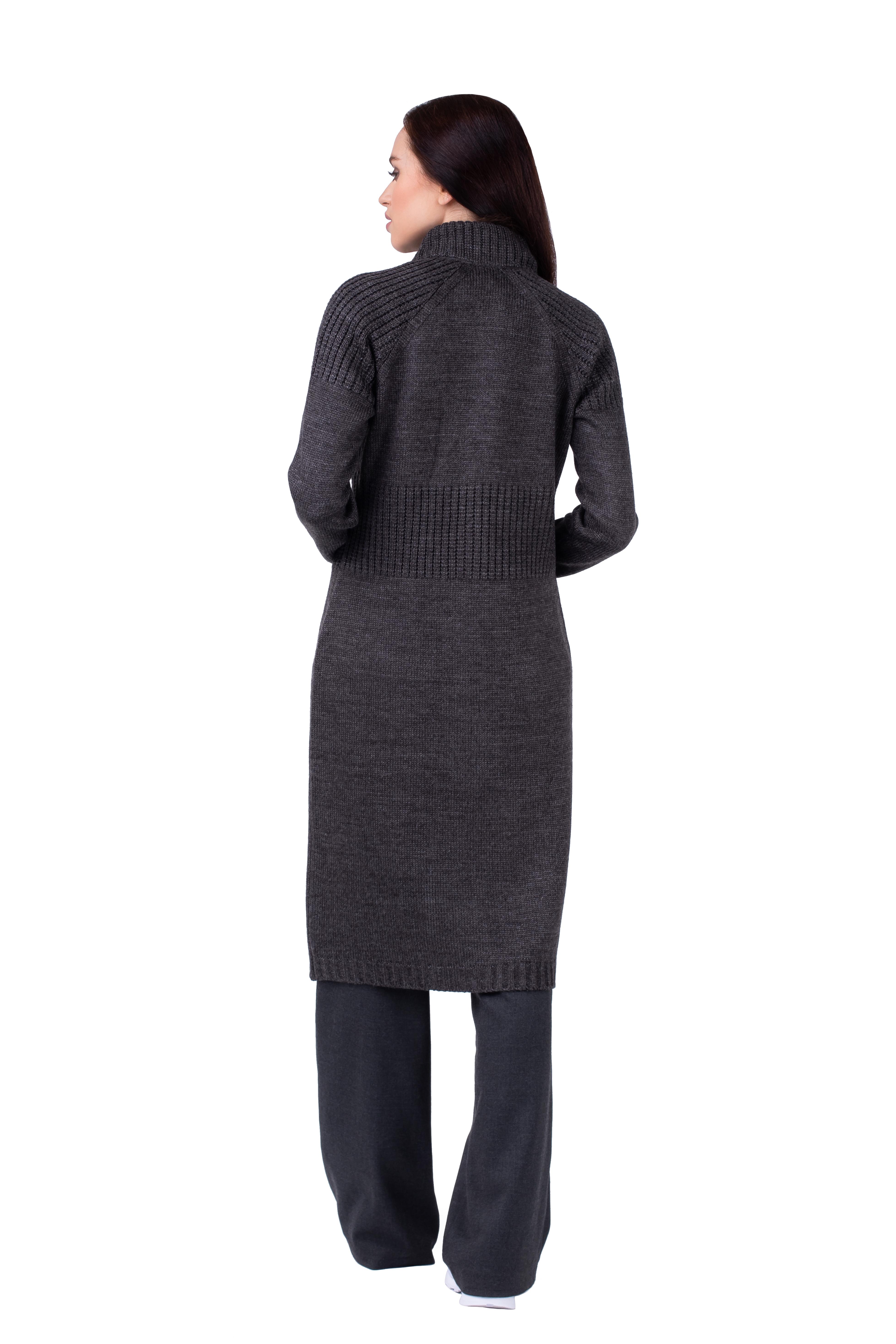 Кардиган женский Bakhur с воротником-стойкой М Графит (3038 Гр 46) - фото 3 Кардиган женский Bakhur с воротником-стойкой М Графит (3038 Гр 46) - фото 3