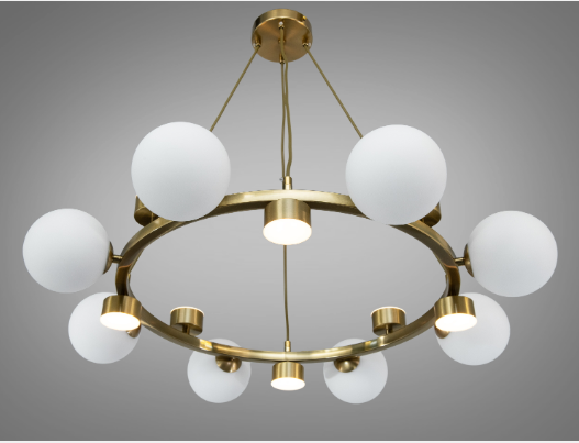 Люстра подвесная Diasha Пузыри в стиле Loft 8+8 30 Вт Бронзовый (LQ7131/8+8BR)