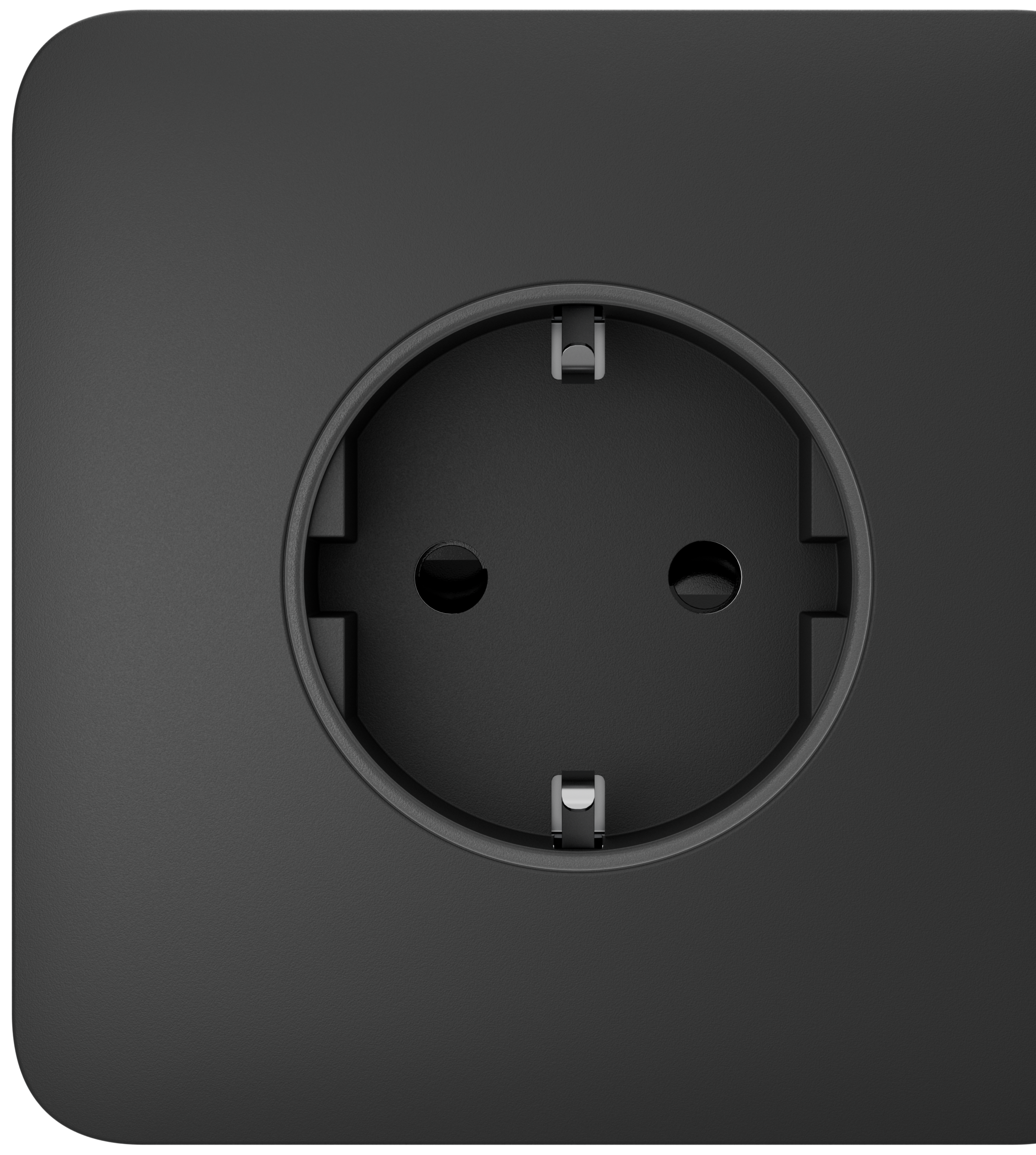 Панель боковая для встроенной розетки Ajax SideCover Basic Graphite (17357)