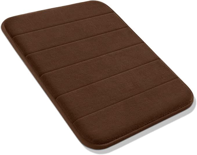 Коврик для ванной с эффектом памяти 40х60 см Коричневый (140227)