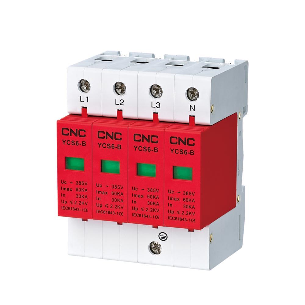 Ограничитель перенапряжения CNC YCS6-B 3P+N 60кА 385В (Б00033916)