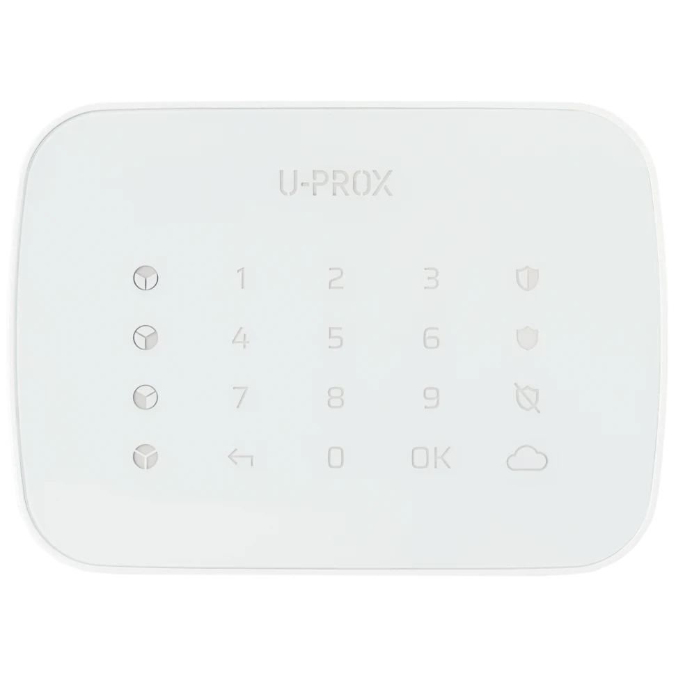 Клавіатура бездротова сенсорна для чотирьох груп U-PROX Keypad G4 White (2982506511)