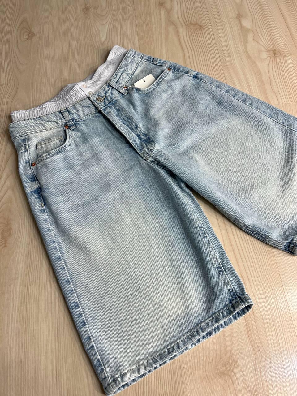 Шорты женские джинсовые Its'Basic 3357 бермуды средняя длина р. 40 Голубой (3979) - фото 3 Шорты женские джинсовые Its'Basic 3357 бермуды средняя длина р. 40 Голубой (3979) - фото 3