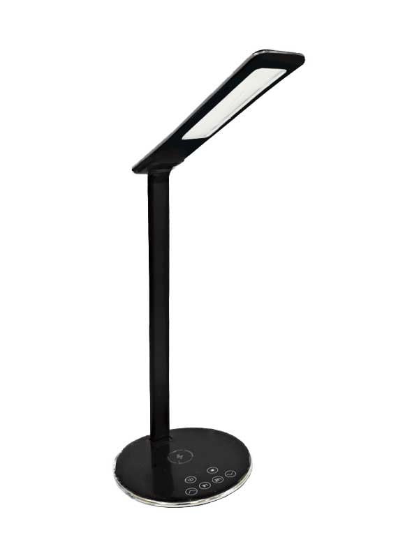 Настольная LED лампа CLM BTJ-T300 с QI зарядкой и таймером Черный (00264)