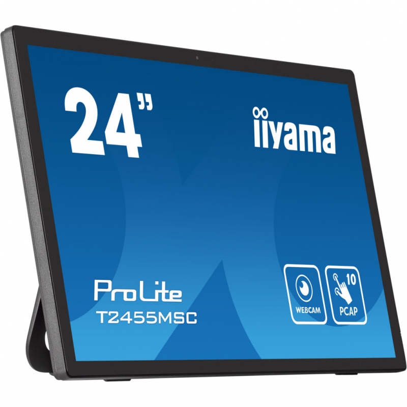 Монитор сенсорный iiyama T2455MSC-B1 IPS 1920x1080 Full HD 24" 2W (26832352) - фото 3