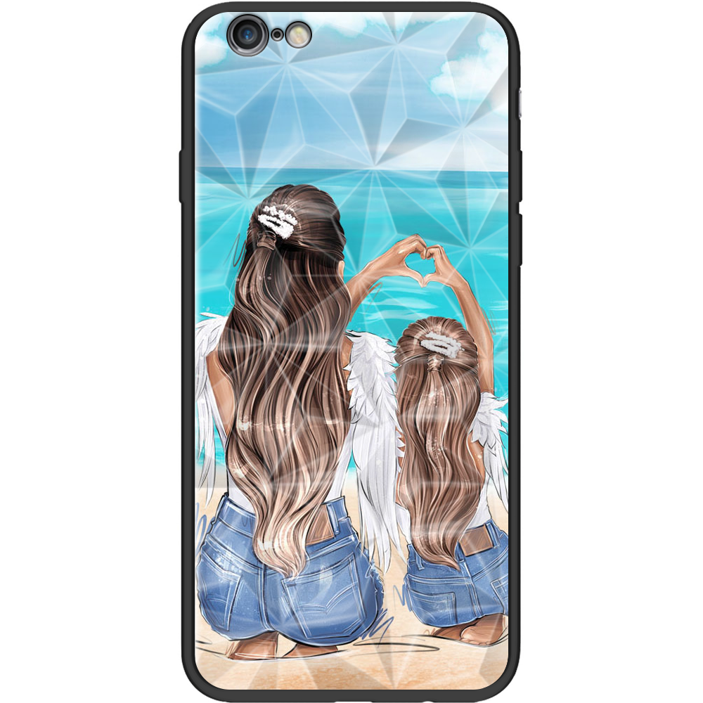 Чехол Boxface iPhone 6 Family Vacation Черный силикон с призмой (24523-up2380-37854)