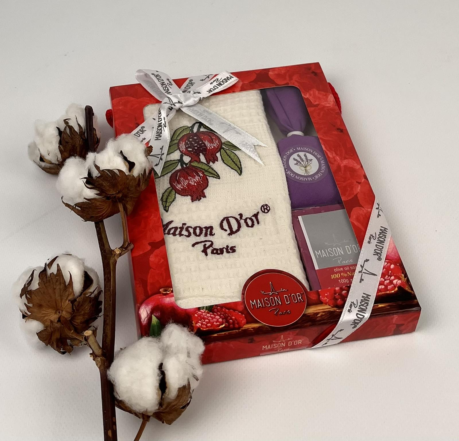 Кухонний рушник з милом Maison D'or Lavender Pomegranate (CN27848)