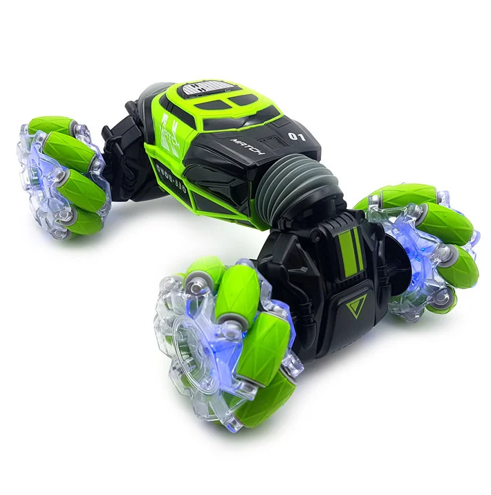 Машинка-перевертыш Skidding UD2196 с управлением от руки Black-Green (2_008384)