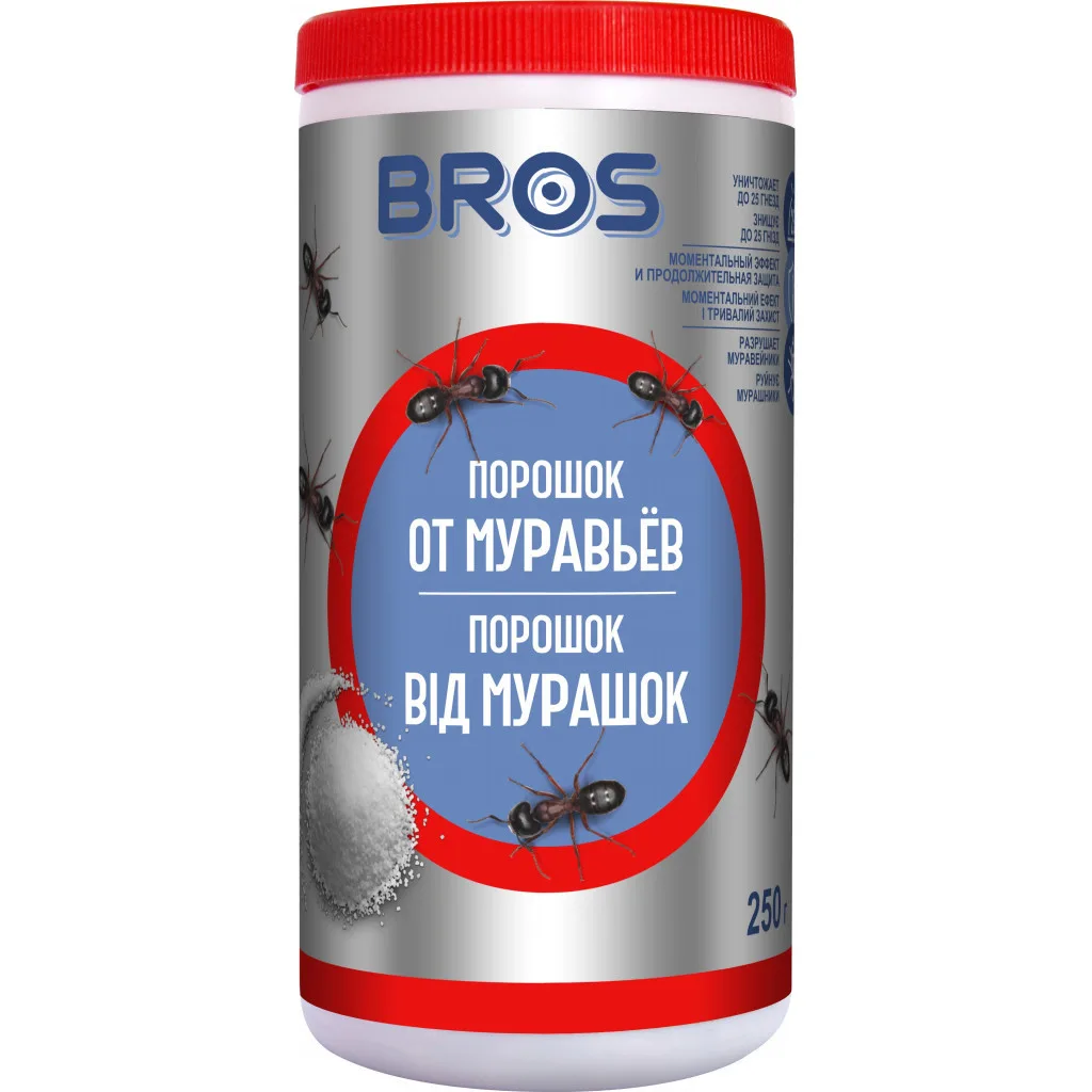 Порошок від мурашок Bros 250 г (5904517061545/5904517229099) Порошок від мурашок Bros 250 г (5904517061545/5904517229099)