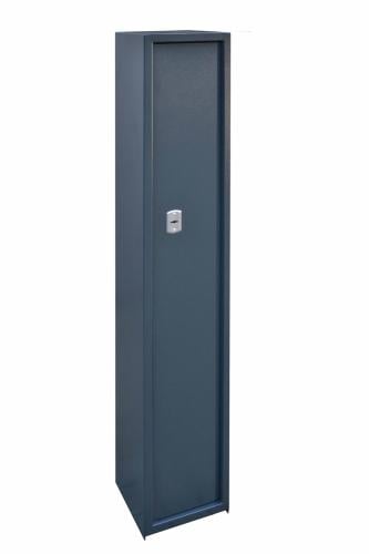 Сейф оружейный СЗ-140.2.ВМ на 2 ружья с вертикальным трейзером и 2 полками для аксессуаров и механическим замком