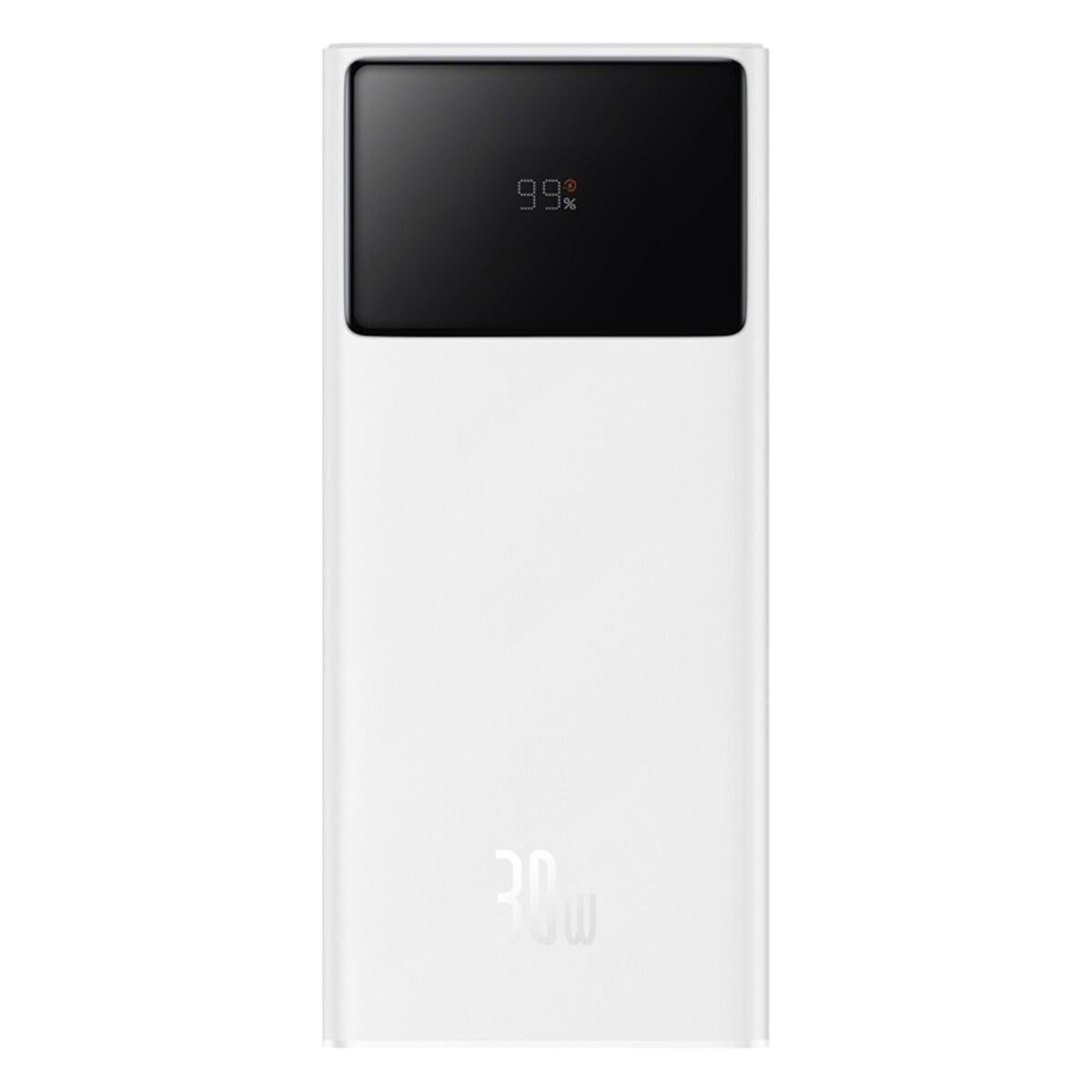 Повербанк Baseus Star-Lord Digital Display Fast Charging 30000 mAh 30W Li-pol White (P10022905213-00)