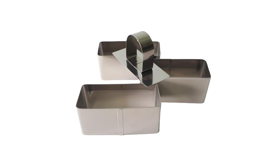 Формы для формирования гарниров с выталкивателем 8,3х3,5х4 см 3 шт. (438595953)