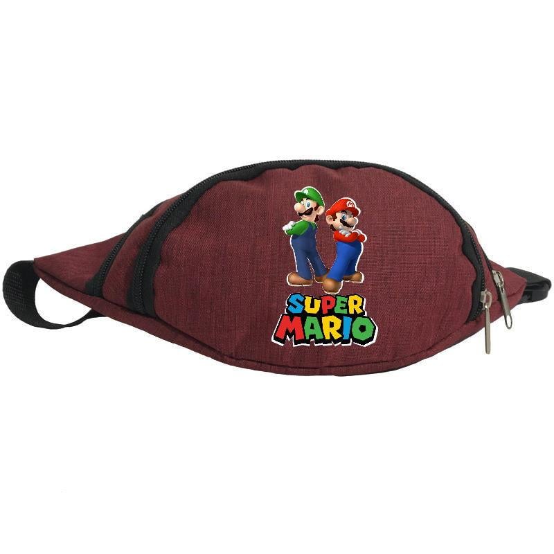 Поясная сумка-бананка Cappuchino toys Супер братья Марио OB-SM-09 Бордовый (1654043053)