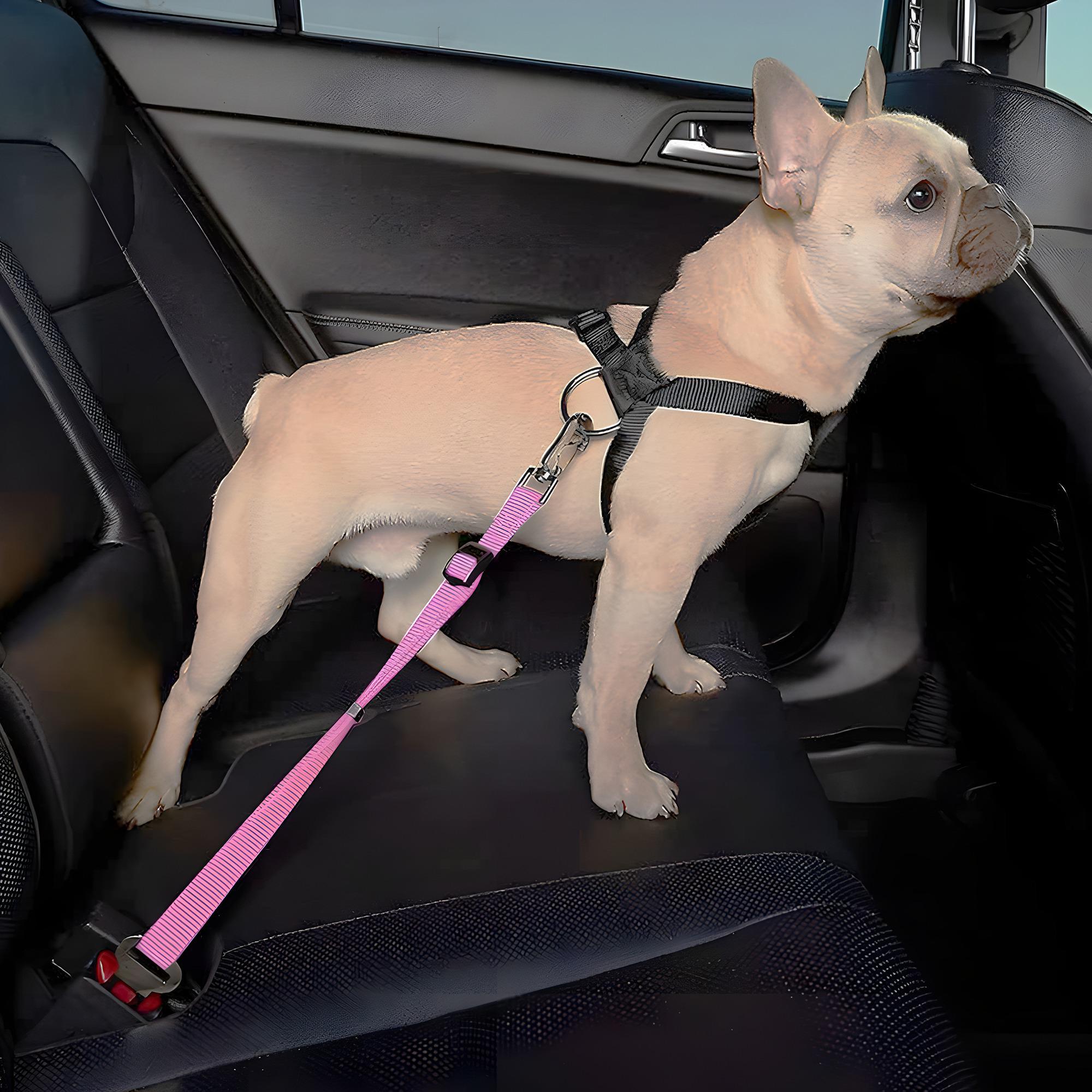 Поводок автомобильный Dog Car Belt Розовый (00802-02) - фото 8