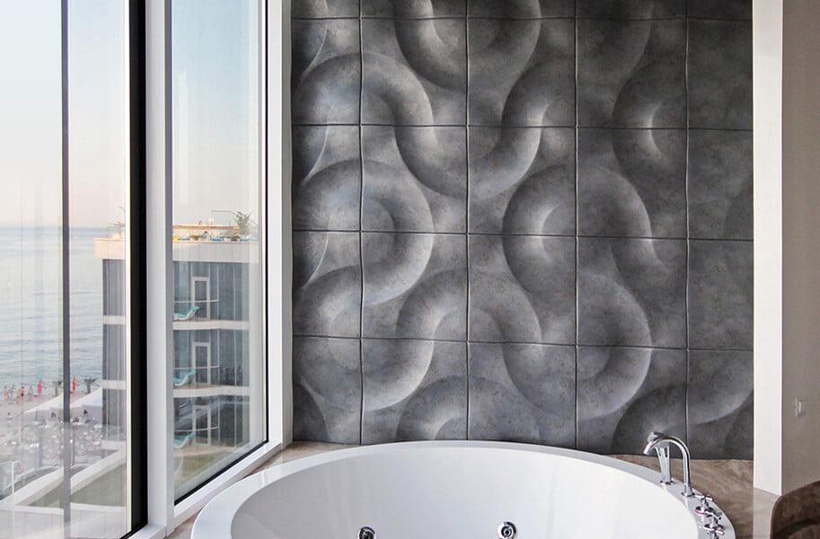 3D-панель гіпсова декоративна Ядра для обробки під фарбування 500x500x30 мм Білий (30635296) - фото 2 3D-панель гіпсова декоративна Ядра для обробки під фарбування 500x500x30 мм Білий (30635296) - фото 2