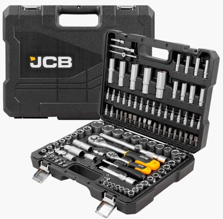 Набор инструментов JCB Tools JCB-41082-5 108 ед. 1/4" 1/2" - фото 2