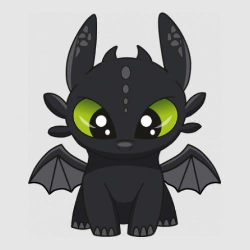 Стікер Cartoon cute dragon 34,4x40 см (25069908)