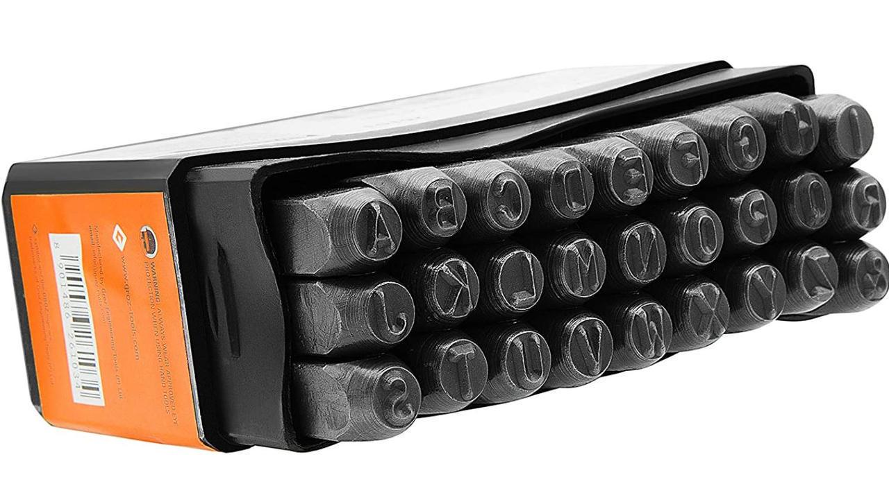 Набір клейм літерних сталевих Groz 3 мм (26102)