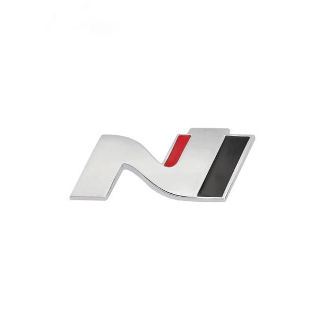 Эмблема Hyundai N line на крышку багажника Хром (1670726865)
