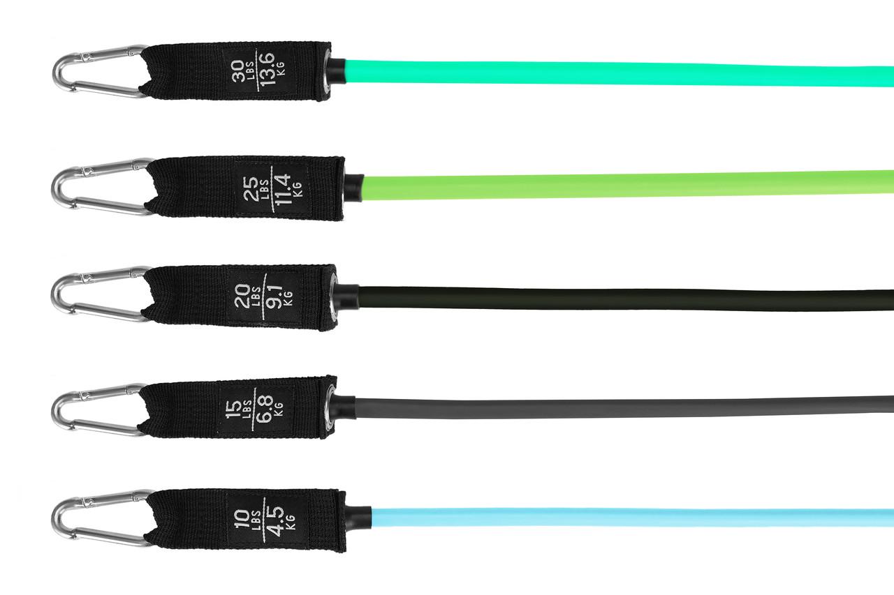 Набір трубчастих еспандерів Cornix 4,5-13,6 кг 5 шт. XR-0256 (2375571795)