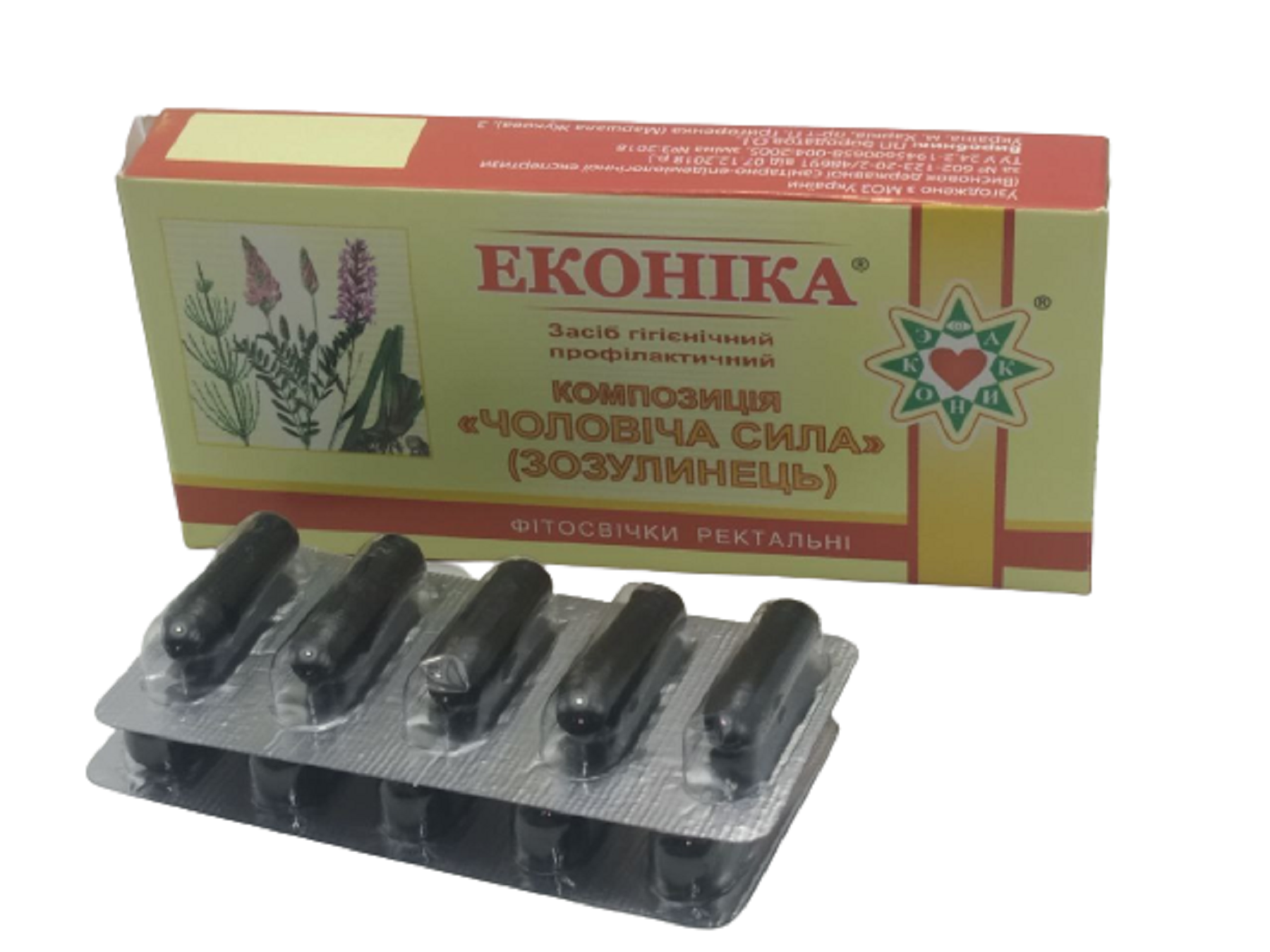 Фитосвечи Еконіка с экстрактом ятрышника 10 шт. (1651490731) Фитосвечи Еконіка с экстрактом ятрышника 10 шт. (1651490731)