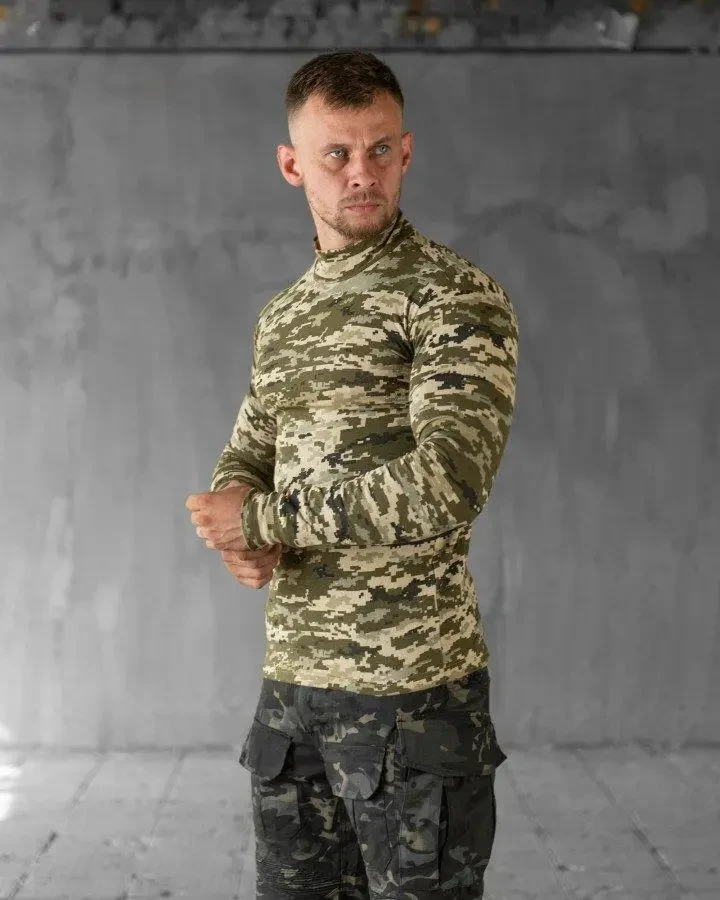 Гольф утеплений Military р. 50 L Піксель - фото 2 Гольф утеплений Military р. 50 L Піксель - фото 2