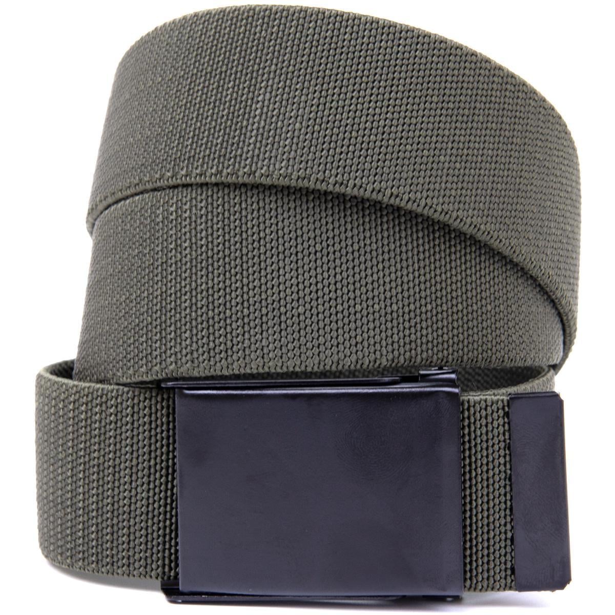 Текстильный ремень Vintage Belt 20529 с черной пряжкой Зеленый Текстильный ремень Vintage Belt 20529 с черной пряжкой Зеленый