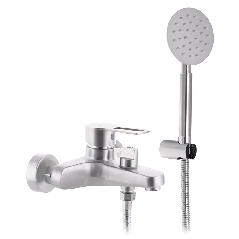 Смеситель для ванны Zerix HSB-009 Euro из нержавеющей стали SUS304 (ZX3158)