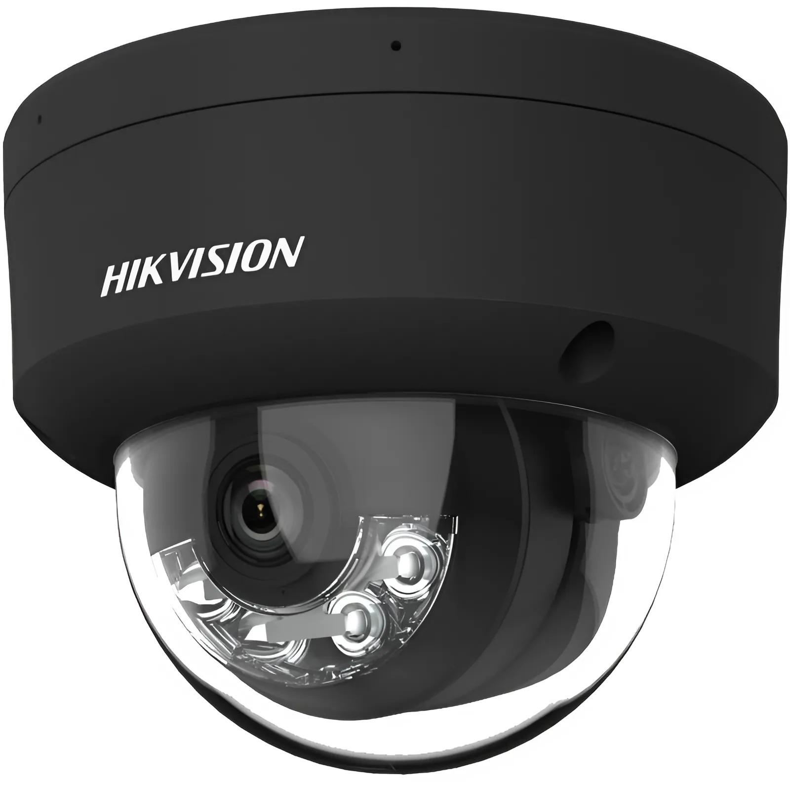 Камера відеоспостереження з мікрофоном Hikvision DS-2CD2143G2-LIS2U 2,8 мм захист IP67 IK10 4 Мп Чорний (99-00020391)