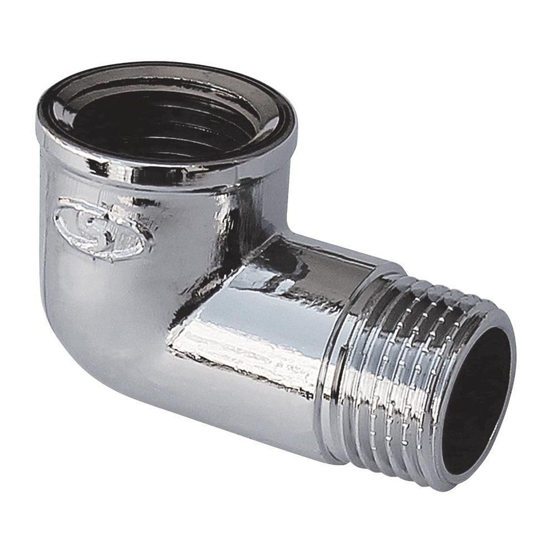 Колено Solomon 8200 хром 1/2" (000000629) Колено Solomon 8200 хром 1/2" (000000629)